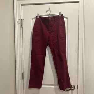 J Crew High Rise Girlfriend Chino